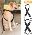 2 Pack Dog Seat Belt Leash Adjustable Pet Safety Harness Car Travel Restraint for Dogs , Universal Vehicle Leads