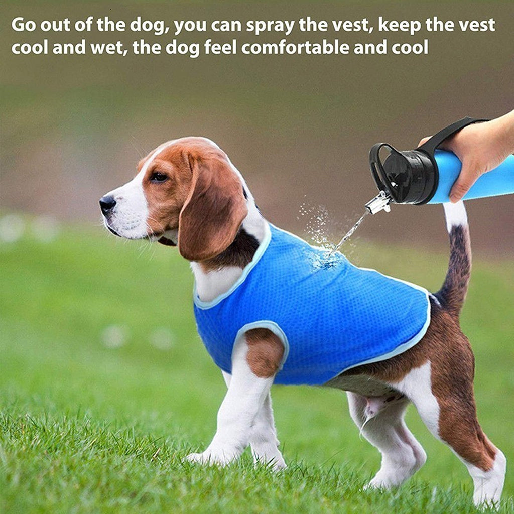Dog Cooling Vest Summer Heat Relief Pet Clothes for Dogs & Cats Breathable Cooling Jacket for Small Dogs Puppy Outdoor Wear