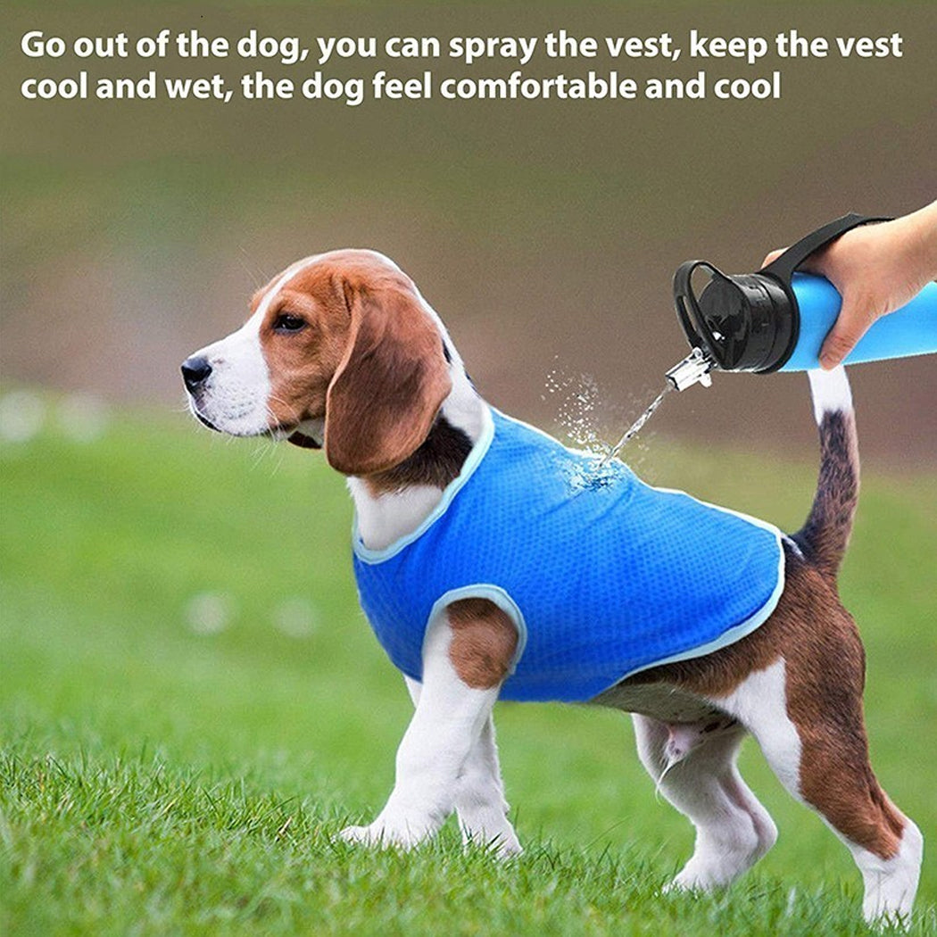 Dog Cooling Vest Summer Heat Relief Pet Clothes for Dogs & Cats Breathable Cooling Jacket for Small Dogs Puppy Outdoor Wear