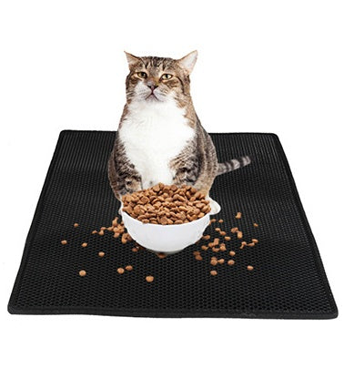 Honeycomb Cat Litter Mat – Waterproof & Urine-Proof Double Layer Cat Pad, Anti-Tracking Pet Litter Trap