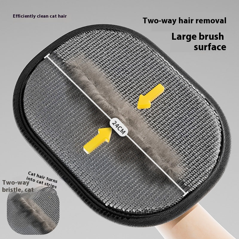Pet Hair Remover Brush – Reusable Cat & Dog Fur Cleaner for Furniture & Clothes