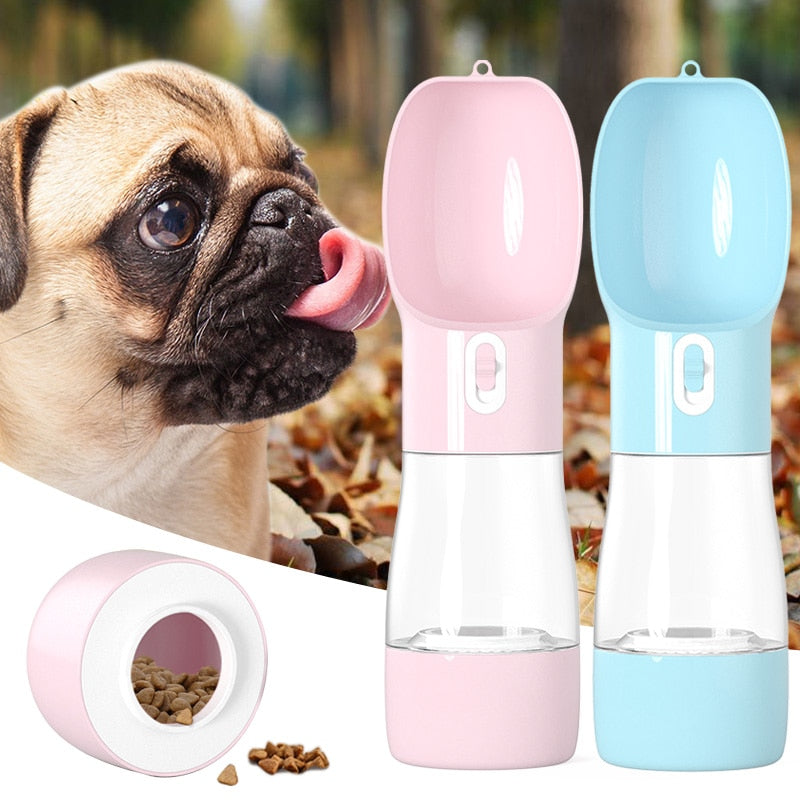 Portable Dog Water Bottle – Travel Pet Water Dispenser for Outdoor Walks