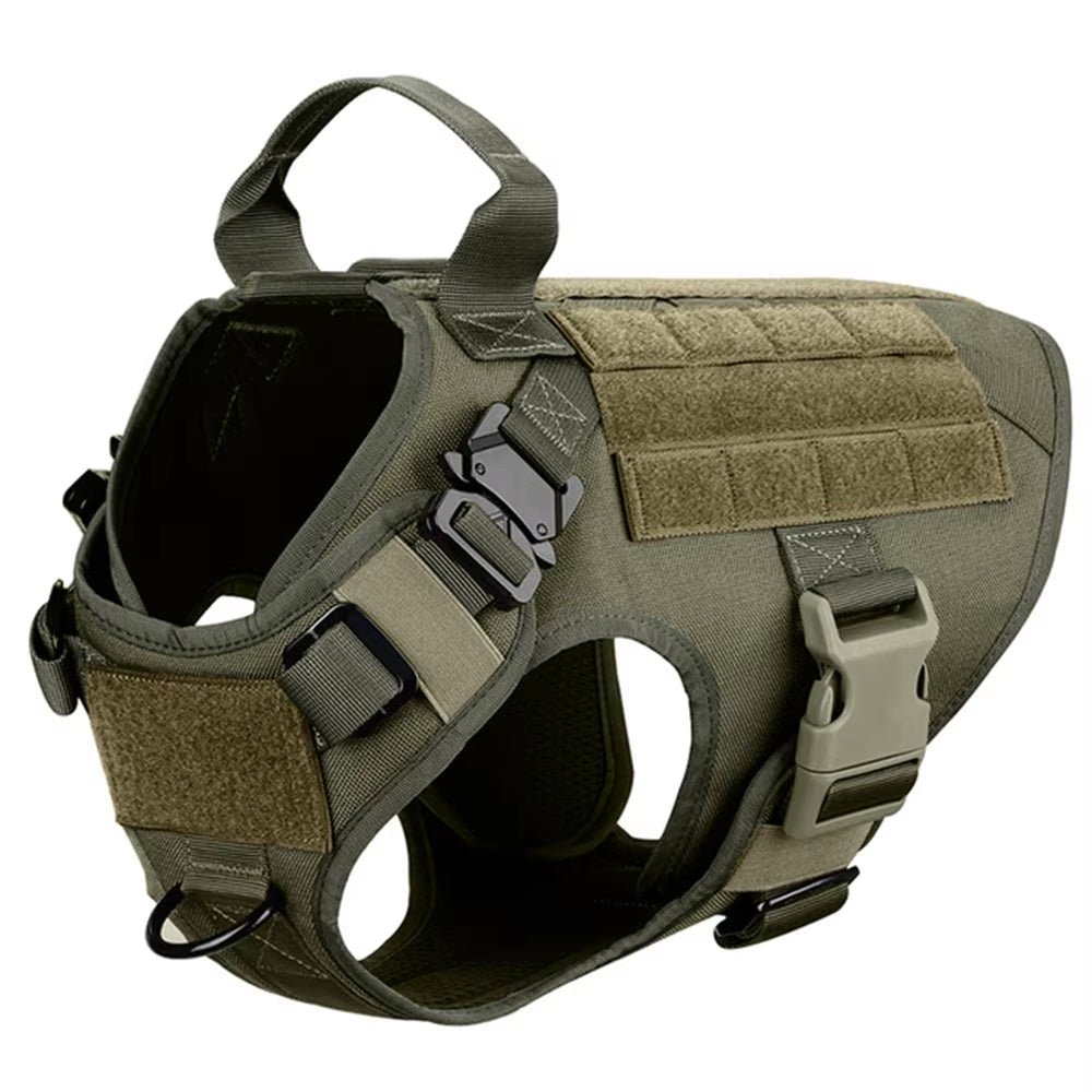 Luxury Dog Harness and Leash Set Adjustable Nylon Camouflage Chest Harness for Small Medium Large Dogs Pet Walking Safety Harness