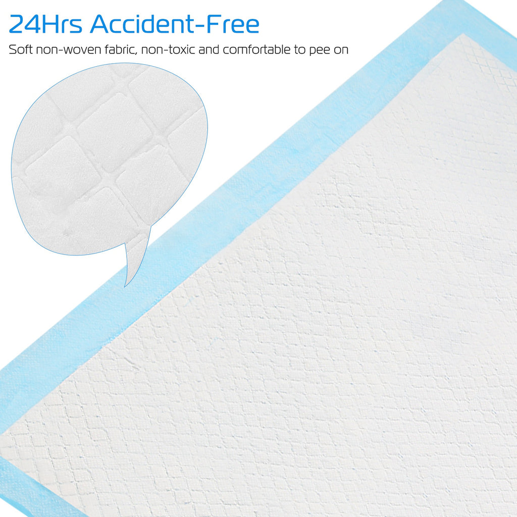 Dog Training Pads 50 Pack Puppy Pee Pads 24x18 In Super Absorbent Potty Training Pads for Dogs & Cats Leak Proof Wee Mats