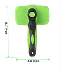 Self-Cleaning Pet Slicker Brush – Automatic Retractable Comb for Dogs & Cats