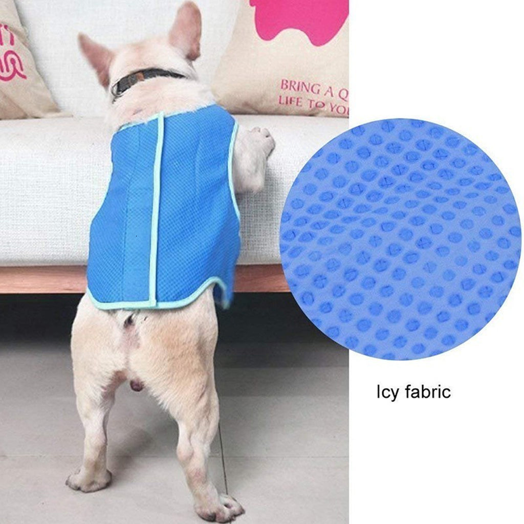Dog Cooling Vest Summer Heat Relief Pet Clothes for Dogs & Cats Breathable Cooling Jacket for Small Dogs Puppy Outdoor Wear