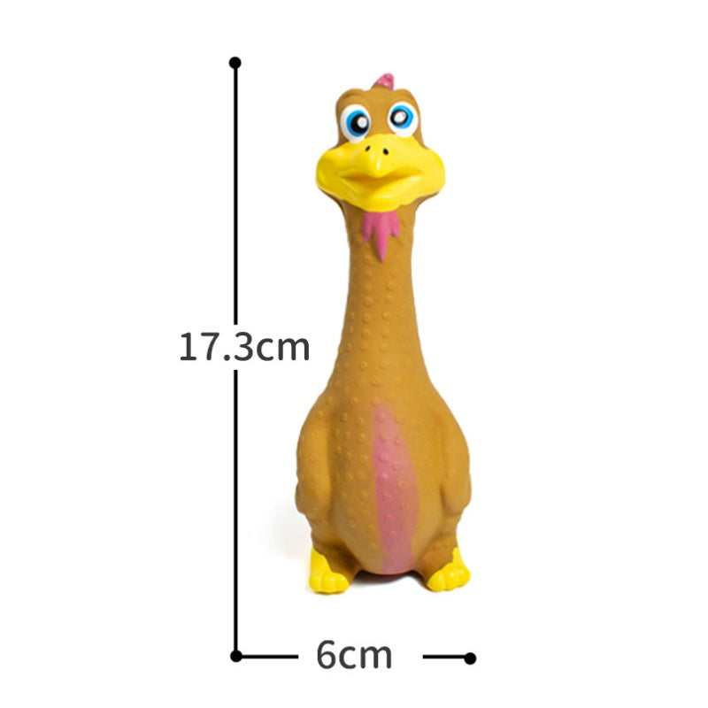 3pcs Screaming Chicken Dog Toys Latex Squeaky Interactive Chew Toys for Dogs Eco Friendly TPR Pet Play Set