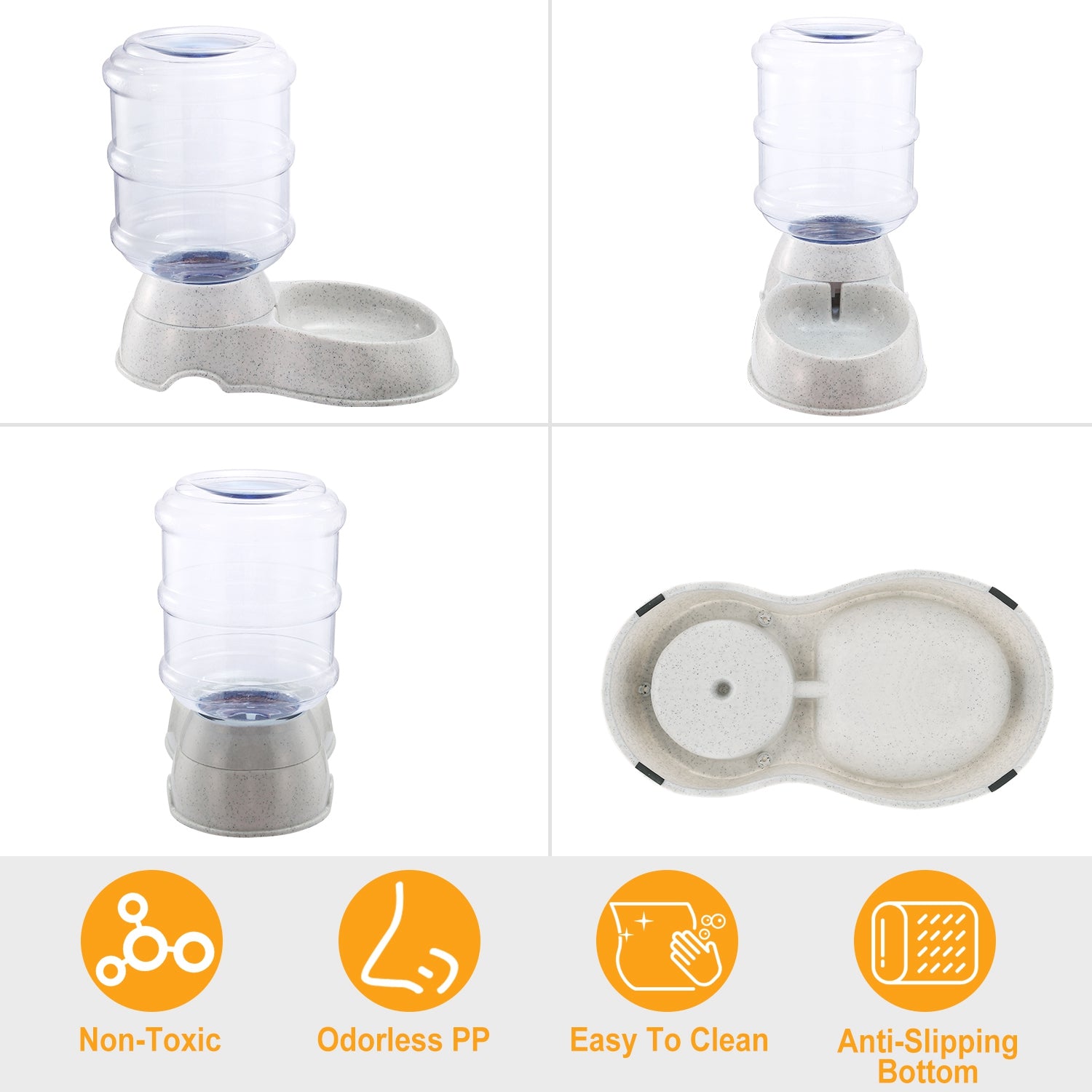 3.5L Gravity Pet Water Dispenser – Automatic Cat & Dog Water Feeder (1 Gallon)