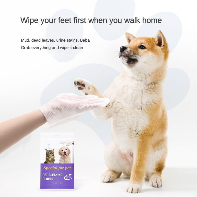 Pet Grooming Wipes – Deodorizing Dog & Cat Cleaning Wipes with Coconut Oil (Hypoallergenic)