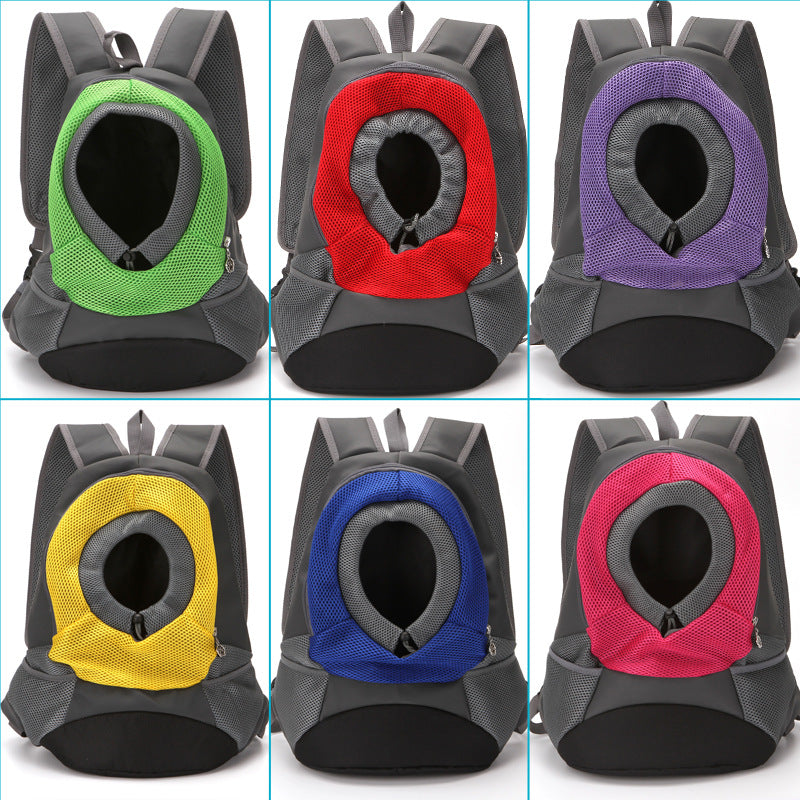 Dog Backpack Pet Carrier Travel Bag for Small Dogs & Cats Hands-Free Outdoor Hiking Travel Pet Supplies