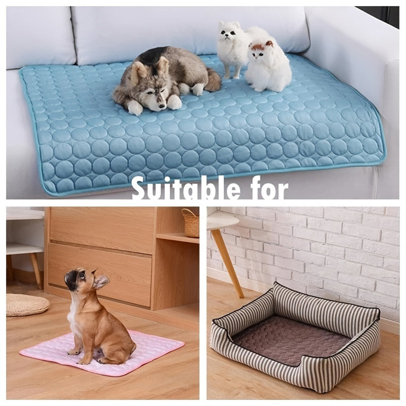 Dog Cooling Mat – Summer Cooling Bed for Dogs & Cats (Extra Large, Durable & Breathable)