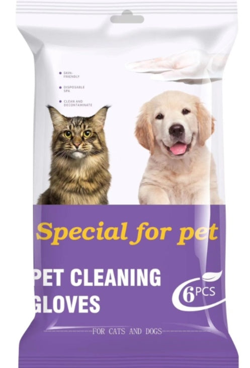 Pet Grooming Wipes – Deodorizing Dog & Cat Cleaning Wipes with Coconut Oil (Hypoallergenic)