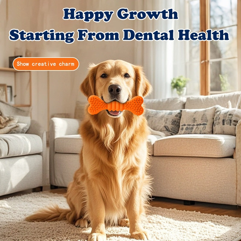 Dog Chew Toys Toothbrush Sticks Dental Care Teeth Cleaning Chew Bones for Dogs & Puppies Small Medium Large Dogs Safe Oral Health Random Colors