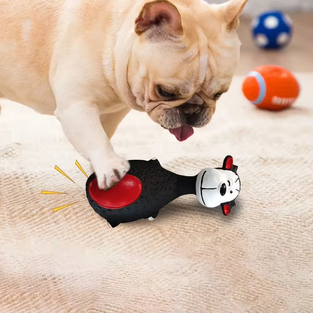 4pcs Dog Chew Toys Latex Squeaky Interactive Toys for Puppies Dental Health Teething Bite Resistant Pet Toys Set