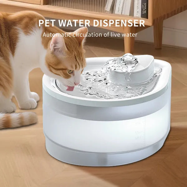 2.5L Automatic Pet Water Fountain – USB Cat & Dog Water Dispenser with Filter