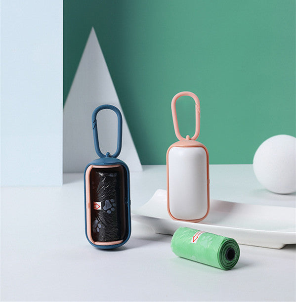 Portable Pet Poop Bag Dispenser – Dog & Cat Waste Bag Holder with Clip
