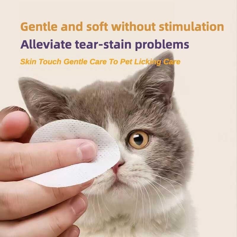 Pet Eye Wipes – 200 Count Tear Stain Remover for Dogs & Cats (Gentle & Hypoallergenic)