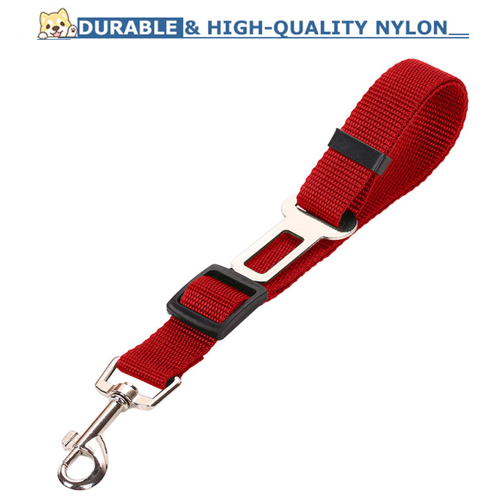 Dog Car Seat Belt Adjustable Pet Safety Seat Belt Harness for Cars Universal Pet Travel Restraint for Dogs & Cats