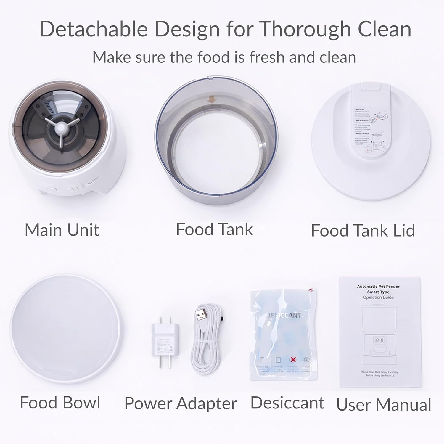 WiFi Automatic Cat Feeder – App Controlled Timed Pet Food Dispenser with Portion Control