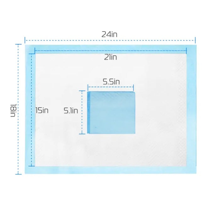 50Pcs Set Dog Training Pads 18 in x24 in