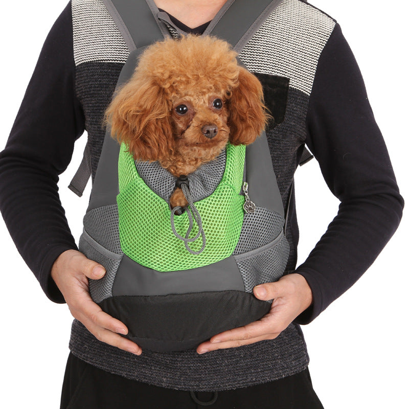Dog Backpack Pet Carrier Travel Bag for Small Dogs & Cats Hands-Free Outdoor Hiking Travel Pet Supplies